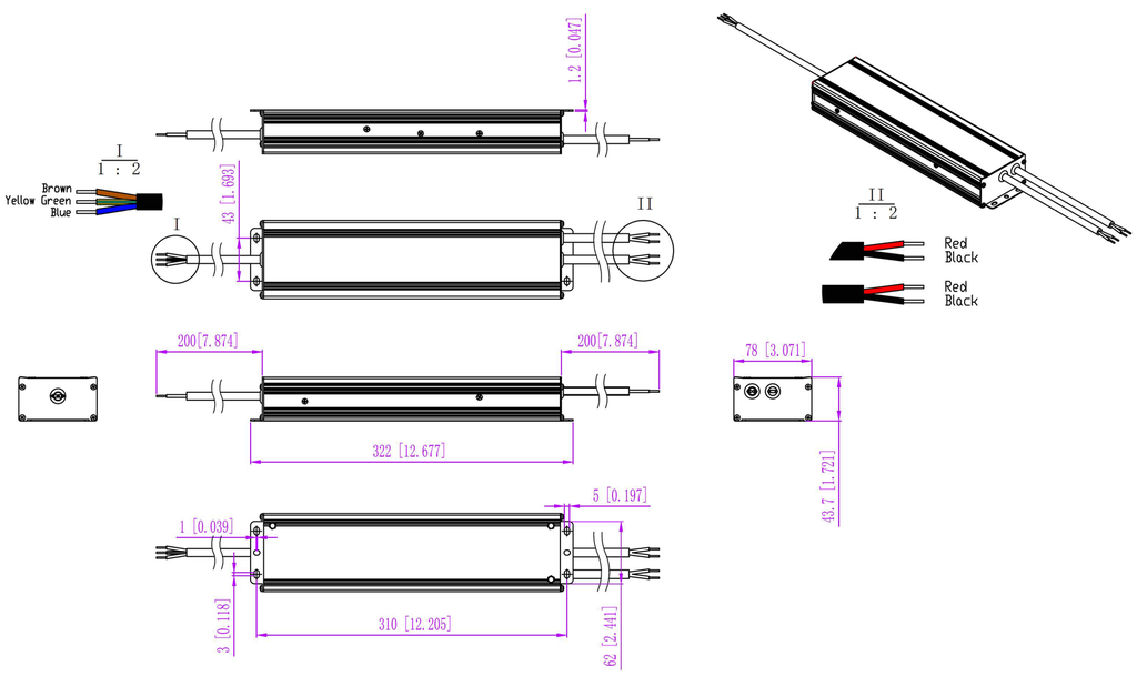 Transformer 600W, 24V Constant Voltage 25A | products/4540-transformator-600w-24v-konstantspanning-25a-2.png