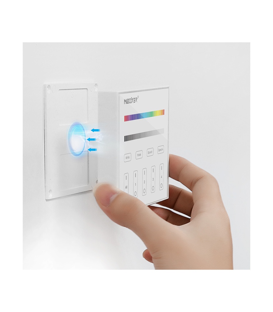 Mi-Light B3 4-Zone Panel Remote RGBW (2.4G) - Image 3
