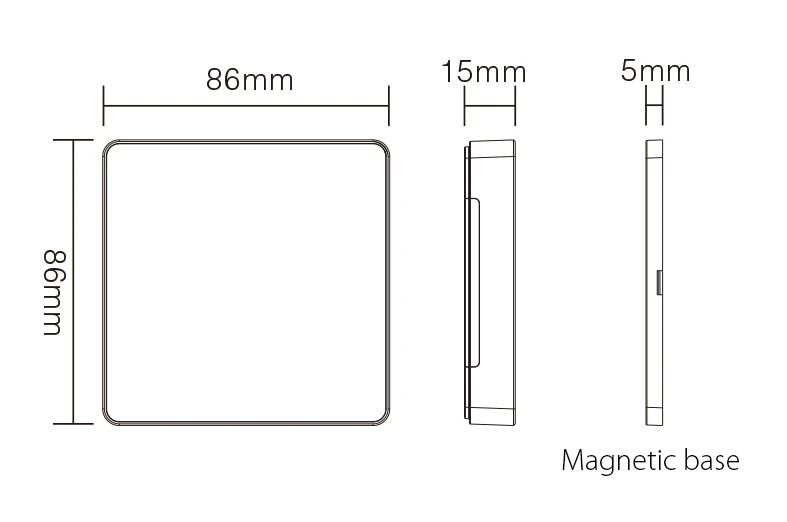 Mi-Light B6 SPI Panel Remote (2.4GHz) - Image 6