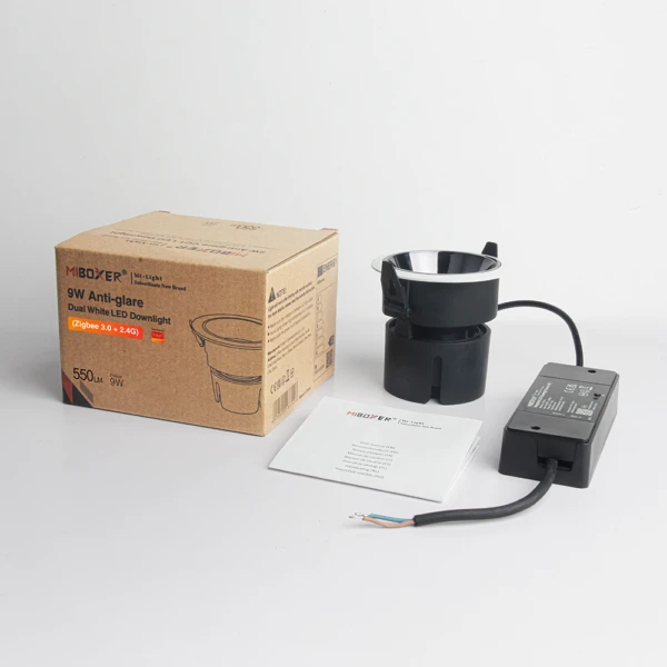 Mi-Light FUT077ZR 9W Deep Anti-glare RGB+CCT LED Downlight (Zigbee 3.0+2.4G) - Image 5