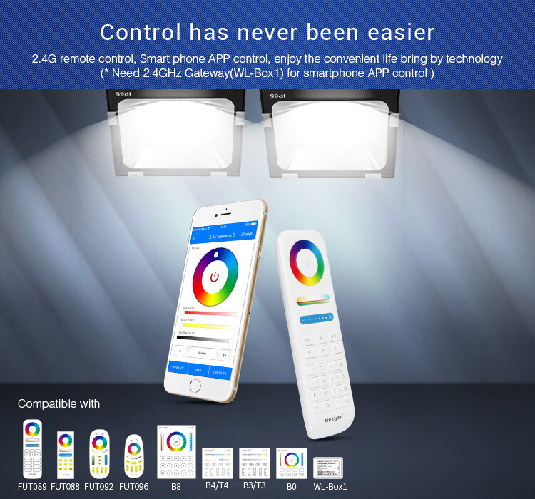 Mi-Light FUTT03 30W RGB+CCT Floodlight - Image 6