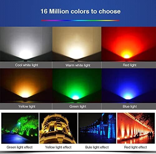 Mi-Light FUTT08 200W RGB+CCT Floodlight (2.4GHz) - Image 8