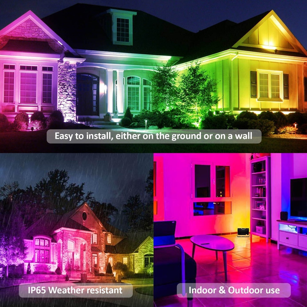 Mi-Light FUTT08 200W RGB+CCT Floodlight (2.4GHz) - Image 12