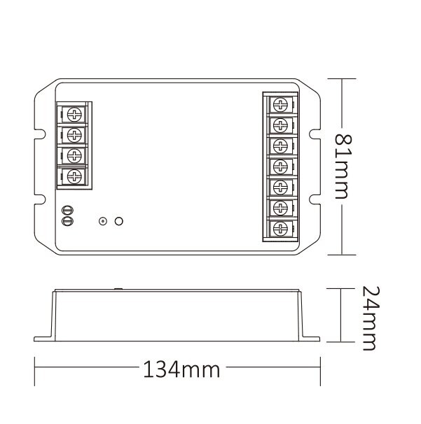 Mi-Light HR5 5 in 1 LED Controller Max 30A (2.4GHz + Push + DMX512) - Image 3