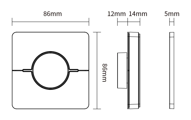 Mi-Light K0SB 4 Zone CCT Rotating Panel Remote (2.4GHz) - Image 6