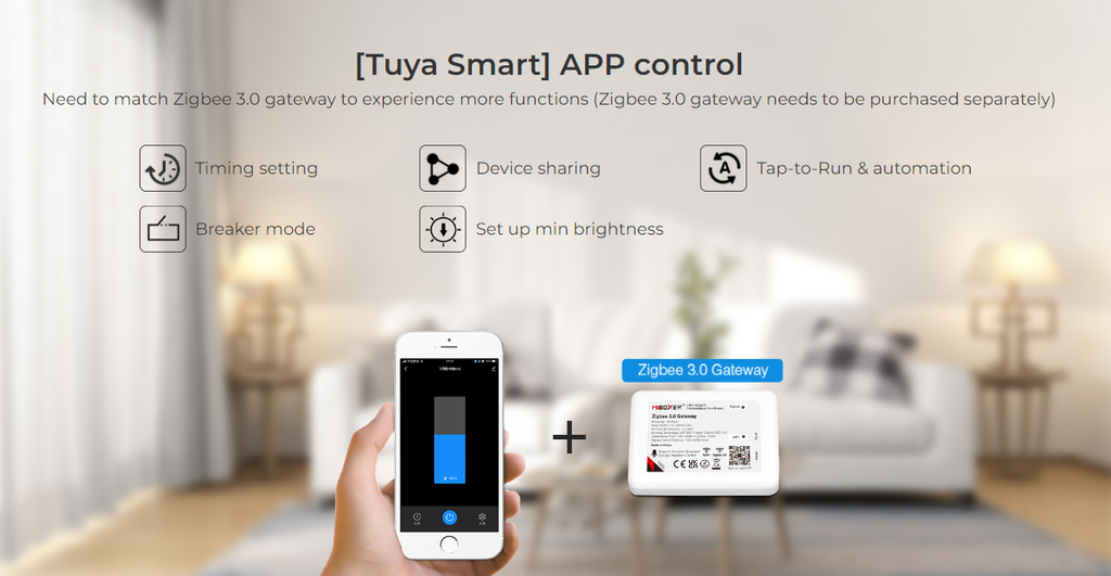 Mi-Light TRI-C1WR AC Triac Dimmer (WiFi + 2.4G + Push) - Image 6