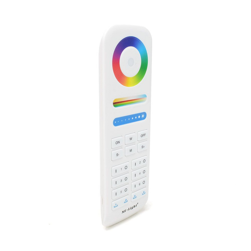 Mi-Light FUT089S RGB+CCT fjärrkontroll (6 zoner, 2.4G RF)