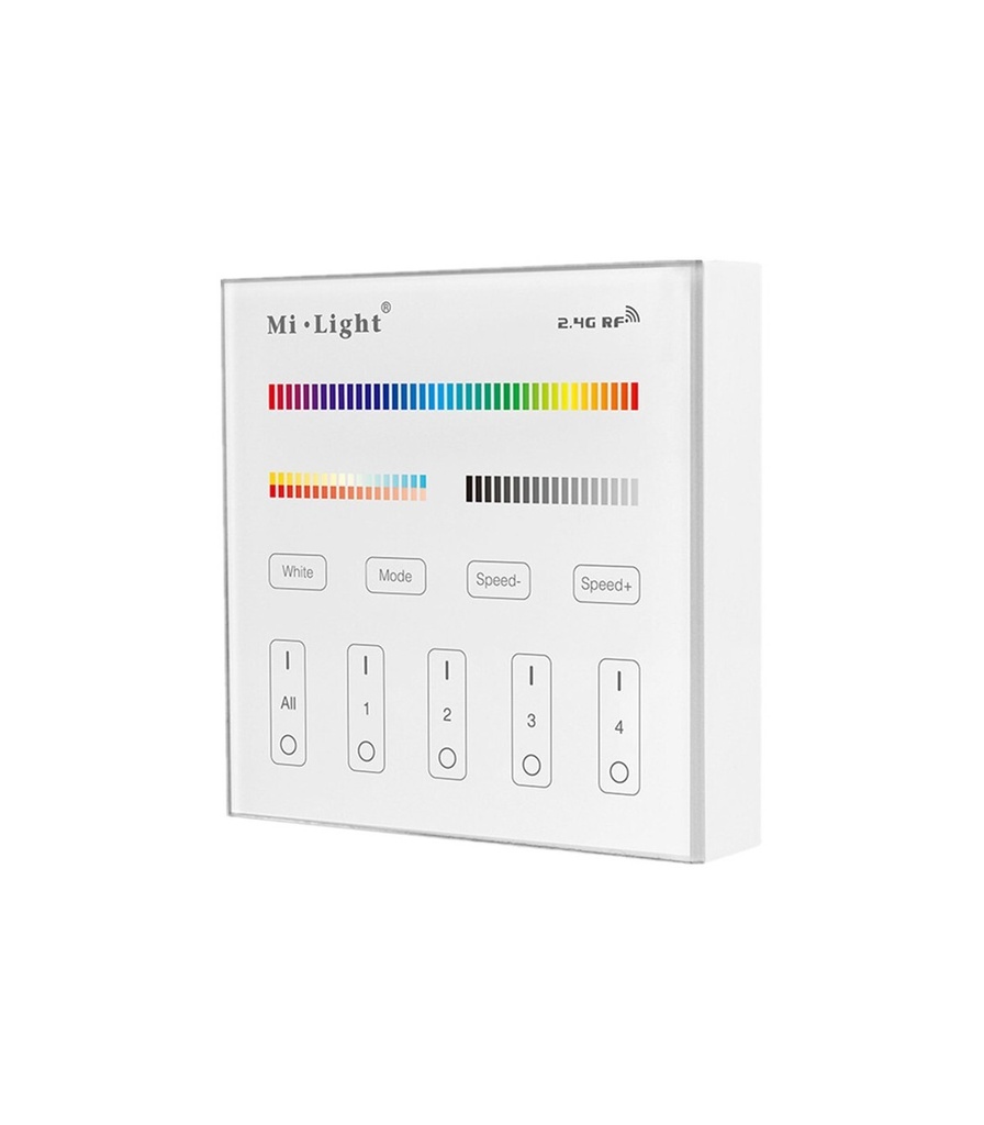 Mi-light B4 4-zons panelfjärrkontroll RGB+CCT (2.4G)