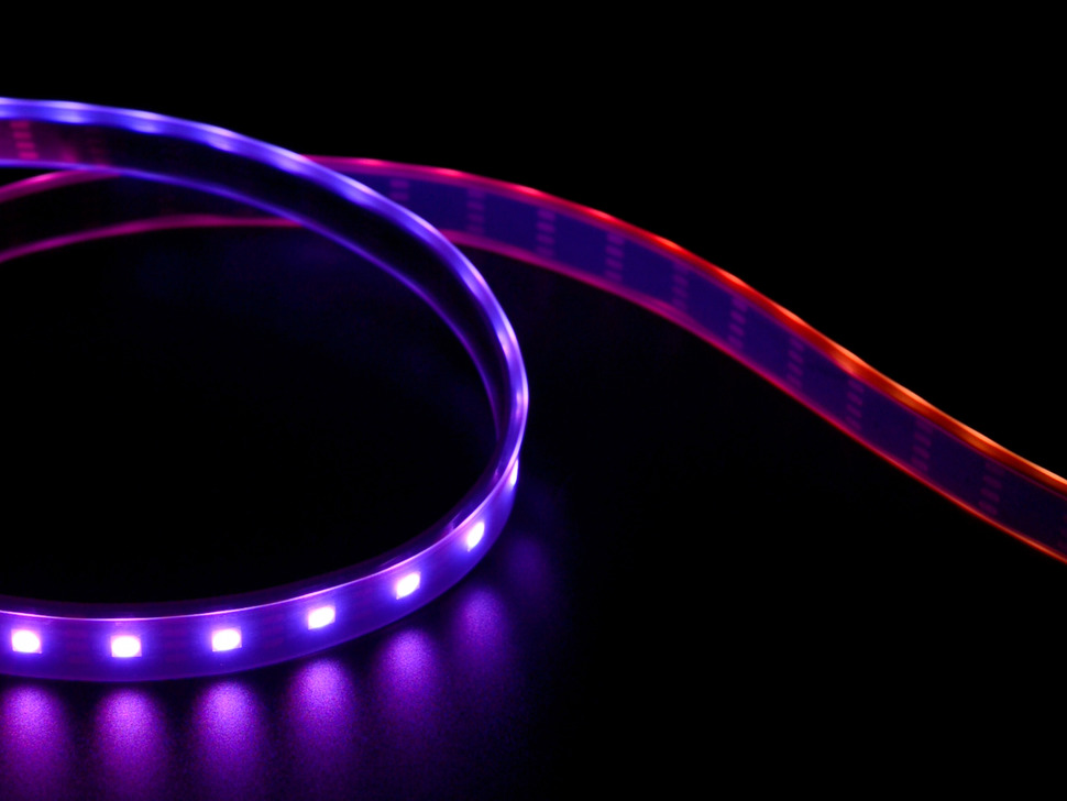 DotStar APA102 Digital LED Strip - Black 60 LED/m - Per Meter - BLACK