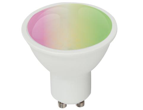 Smart LED lampa RGBTW GU10, 4,8W, 230 lm