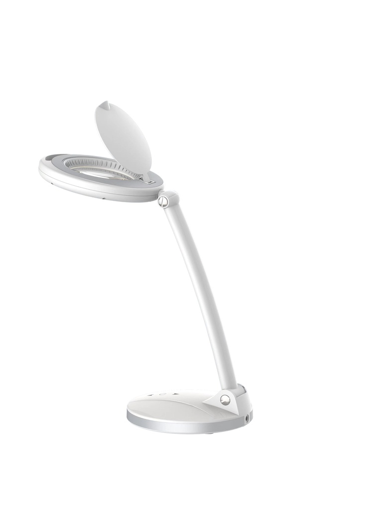 Bordslampa med förstoringsglas