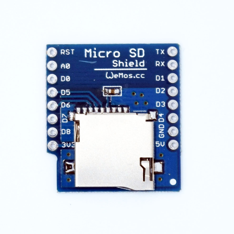 MicroSD card reader for WeMos D1 Mini