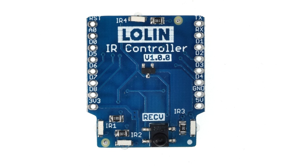 IR Controller Shield V1.0.0 for LOLIN D1 mini