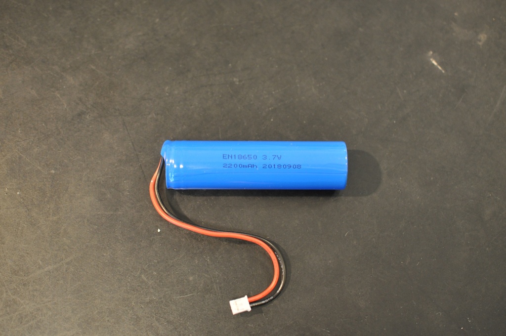 Lithium Ion Cylindrical Battery - 3.7v 2200mAh
