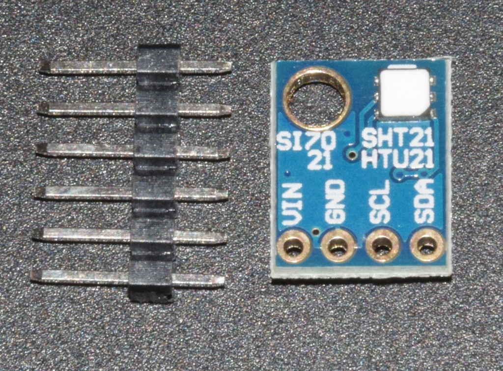 Si7021 temperature-humidity sensor + extras