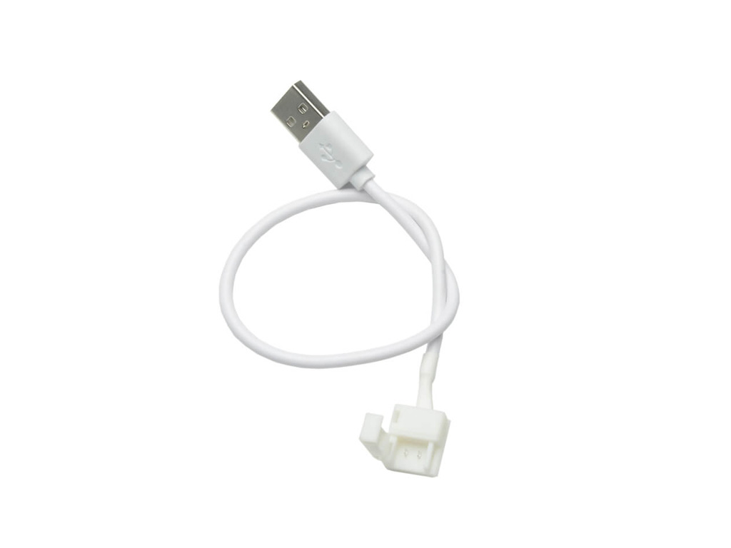 LED-skarv med USB - 2-pol