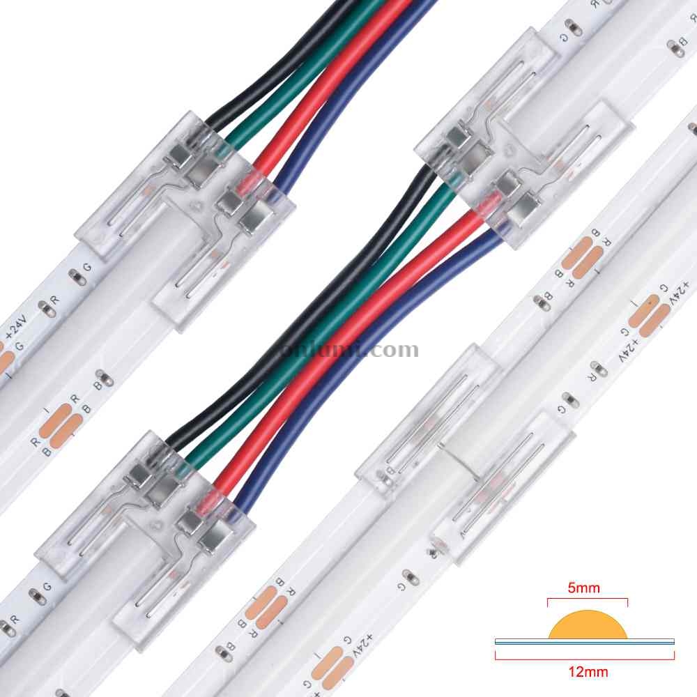 LED-skarv - 12mm - 4-pin RGB - COB - IP20