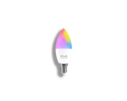 NOUS Smart LED-lampa E14 – RGB, WiFi