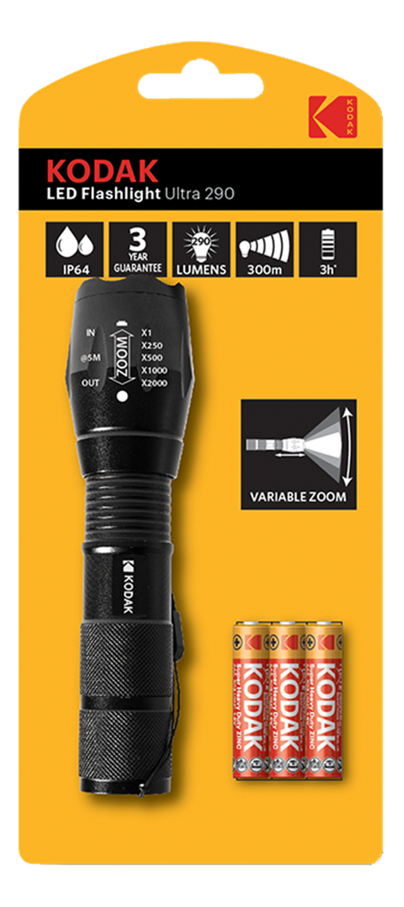 LED Flashlight Ultra 290lm
