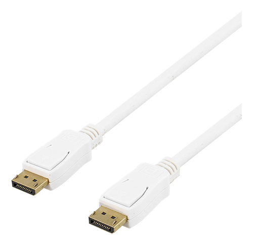 DisplayPort kabel 0,5m, Ultra HD i 60Hz, 21,6 Gb/s,vit