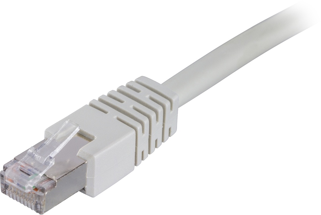 Nätverkskabel 0,7m F/UTP Cat6, LSZH, grå