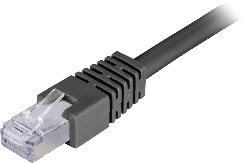 Nätverkskabel 50m F/UTP Cat6, svart