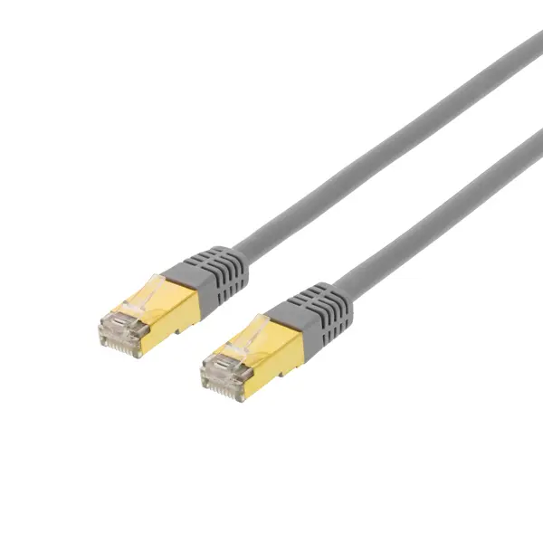 Nätverkskabel 7m S/FTP Cat7 LSZH (halogenfri), grå