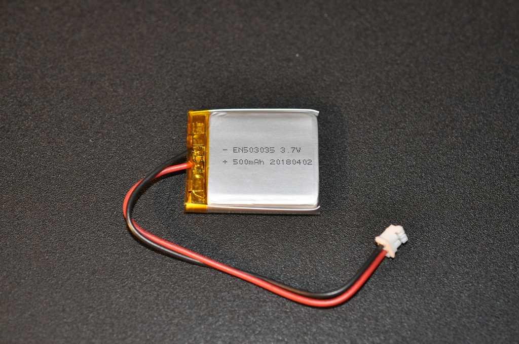 Lithium Ion Polymer Battery - 3.7v 500mAh