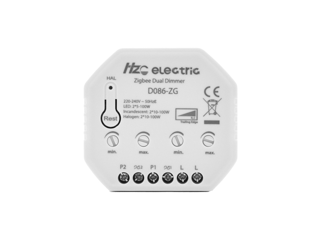 Smart krondimmer (2-kanals) ZigBee