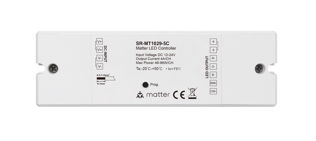 Matter LED-strip CV-kontroll