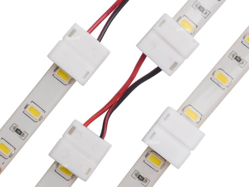 Vädertålig 2-pin LED-list connector - 10mm