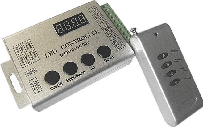 Controller för adresserbara LED-lister med 12V
