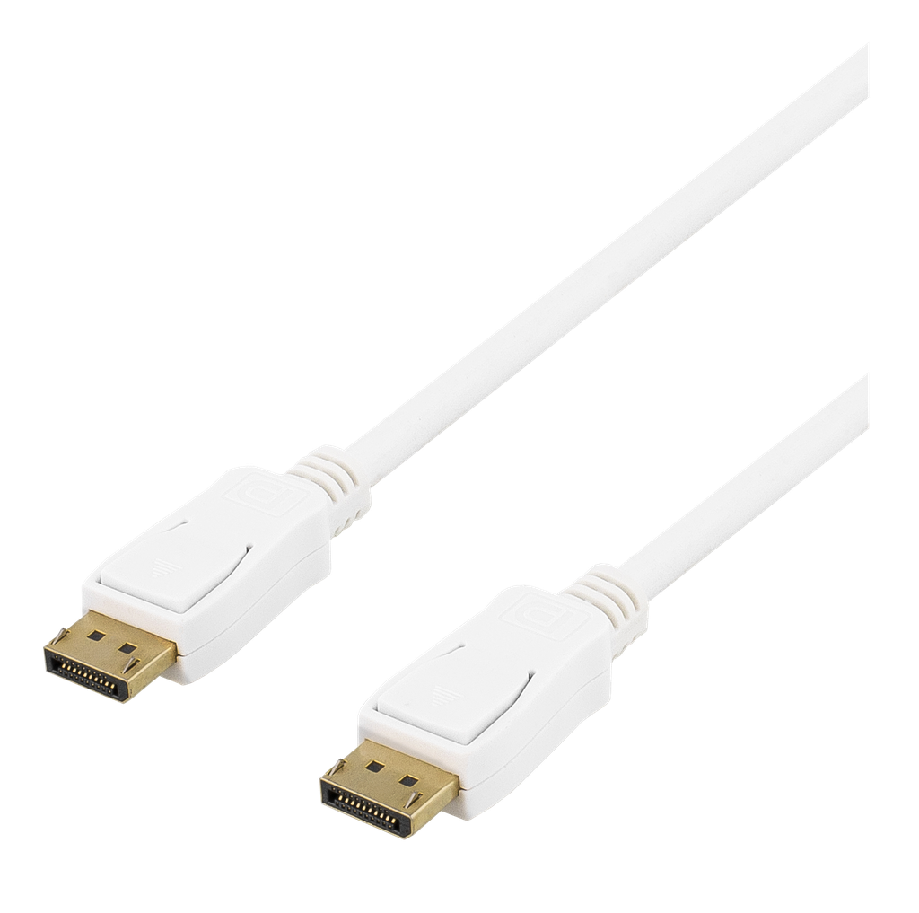 DisplayPort kabel, 0,5m, 4K UHD, DP 1.2, vit