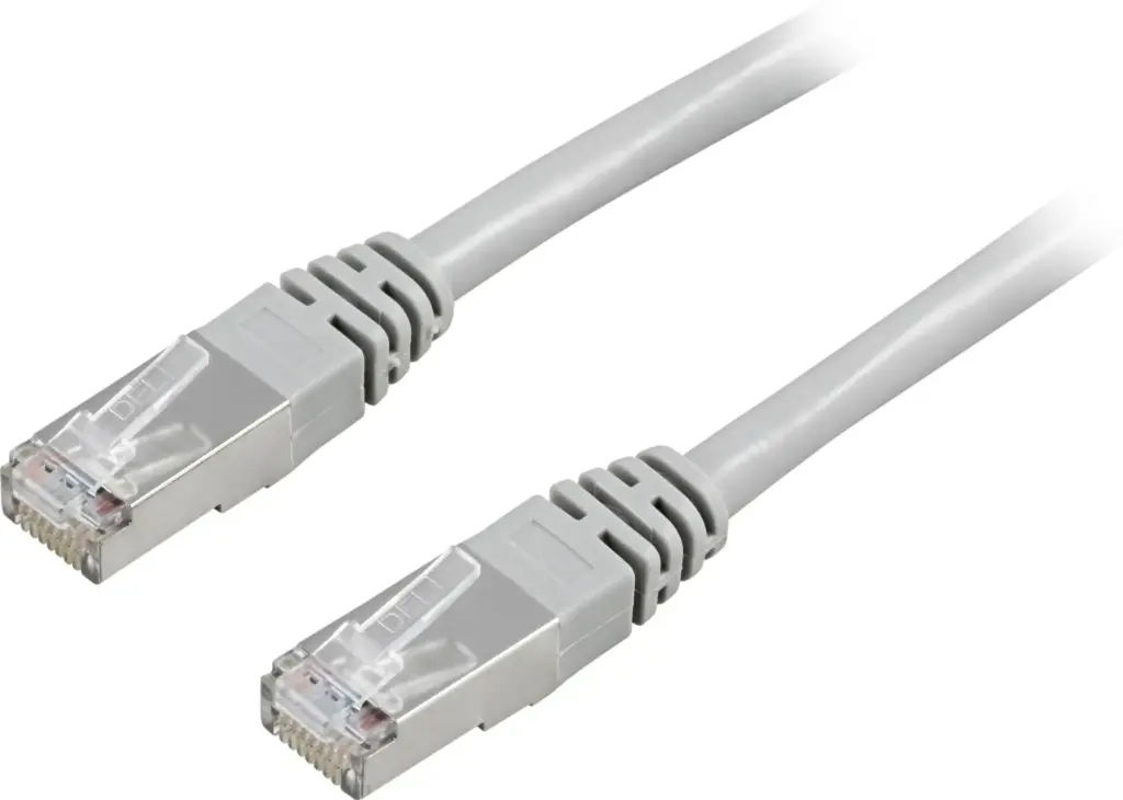 Nätverkskabel 7m F/UTP, Cat5e, grå