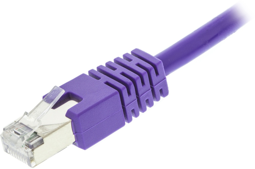 Nätverkskabel 0,7m F/UTP Cat6, LSZH, lila