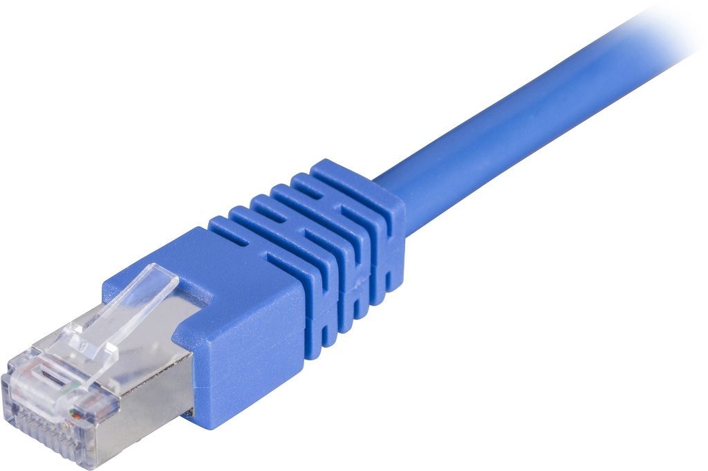 Nätverkskabel 2m F/UTP Cat6, LSZH, blå
