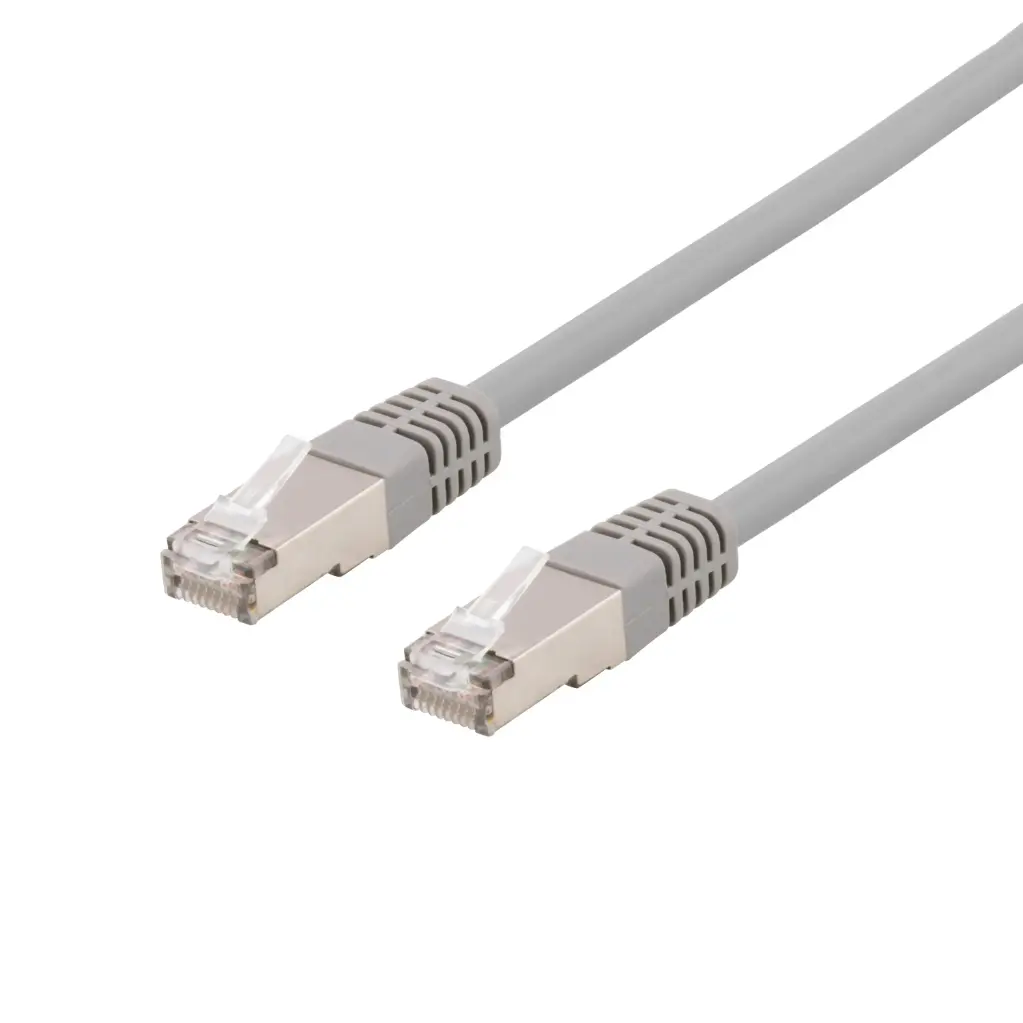 Nätverkskabel 7m U/FTP Cat6a, LSZH, grå