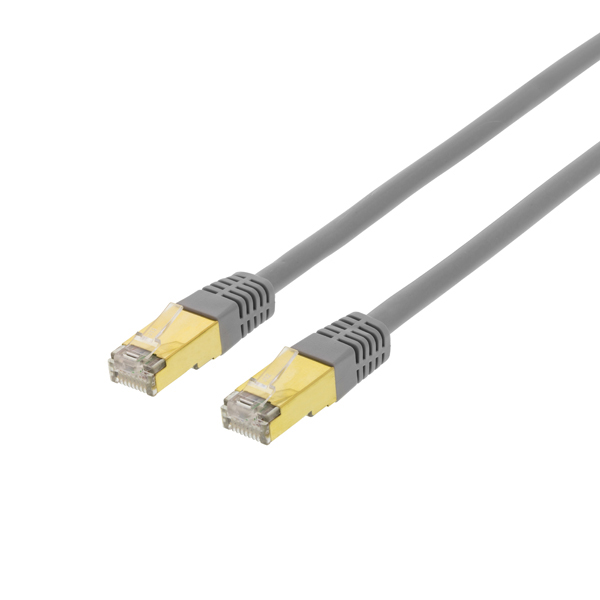 Nätverkskabel 20m S/FTP Cat7 LSZH (halogenfri), grå
