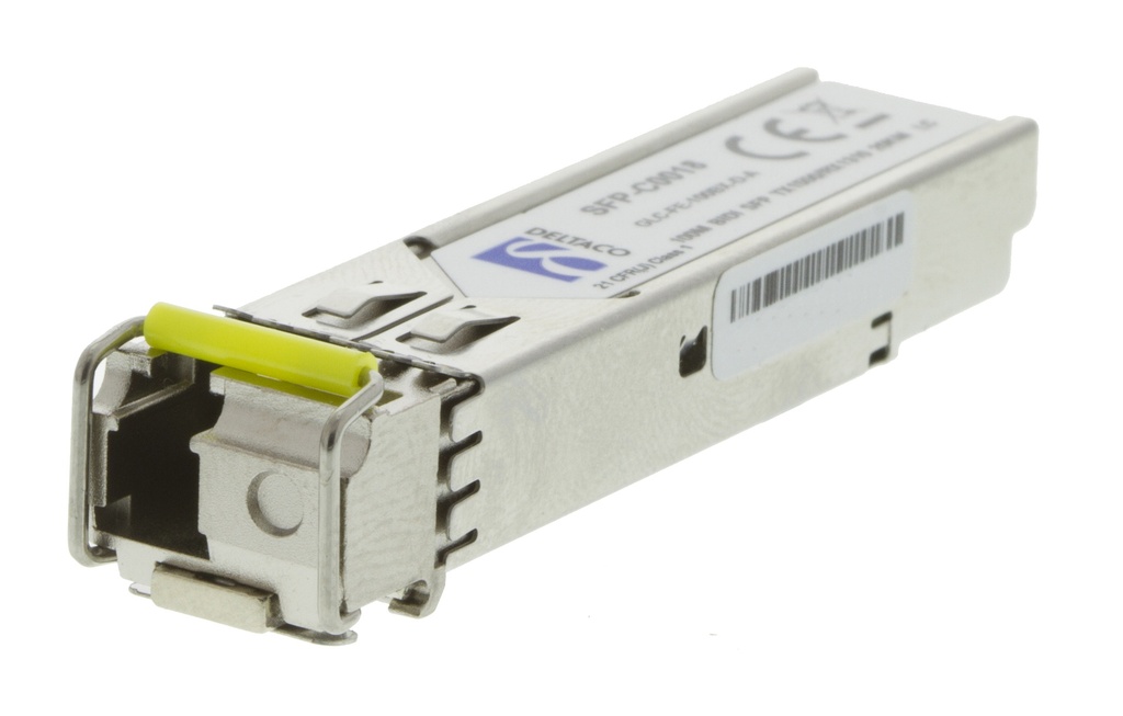 DELTACO SFP 1000BASE-BX-D, 1550tx/1310rx, 20km, enligt Cisco GLC-BX-D
