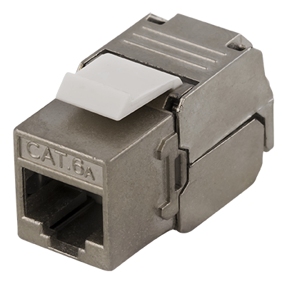 DELTACO FTP Cat6a Keystone kontaktdon, "Tool-free"
