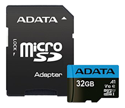 ADATA microSDHC - 32GB - UHS-I Class 10 A1 ink adapter