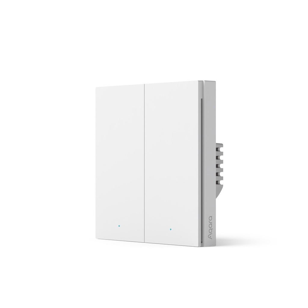 Aqara Smart H1 Dubbel Strömbrytare (med nolla)