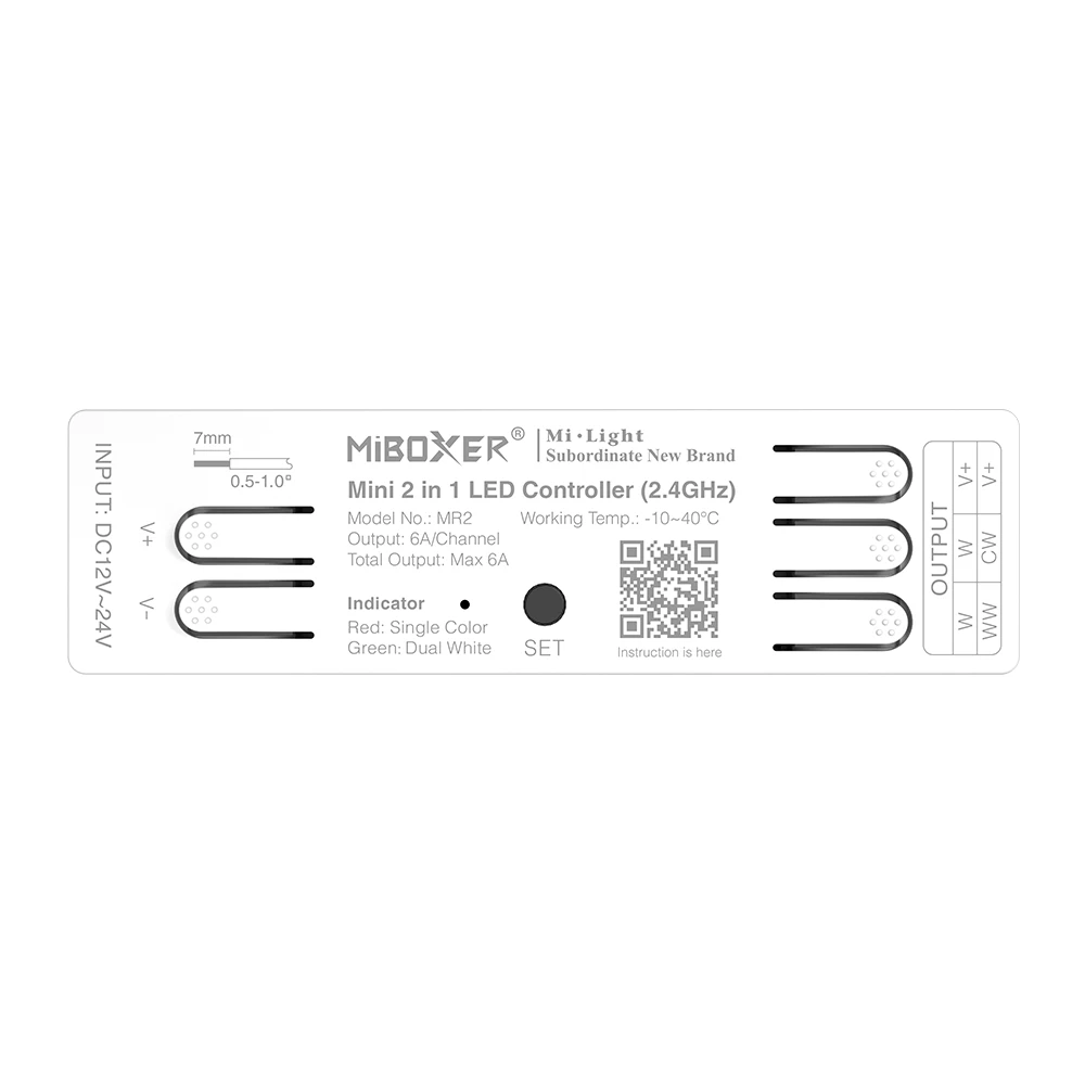 [186027] Mi-Light MR2 Mini 2 in 1 LED Controller (2.4GHz)