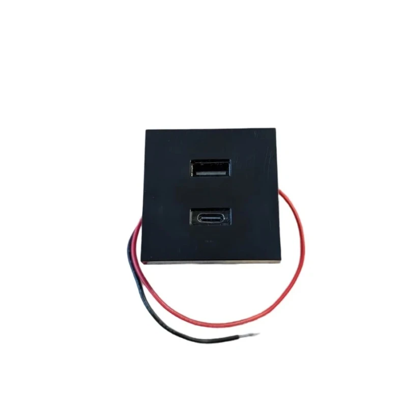 [269664] Shelly USB charger for wall Display Stand, svart