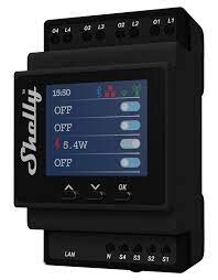 [268049] Shelly Pro 4 PM, 4-kanals Wifi-reläbrytare