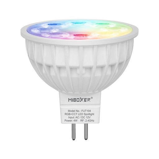 [180612] Mi-Light LED MR16 4W RGB+CCT 12V FUT104 (2.4G)