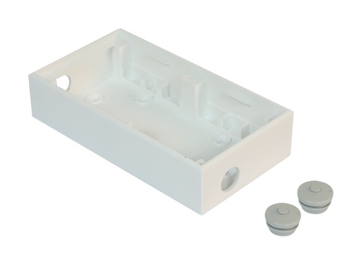 [743768] Dubbelt ytmonterad dosa för Shelly Wall Switch 35 mm