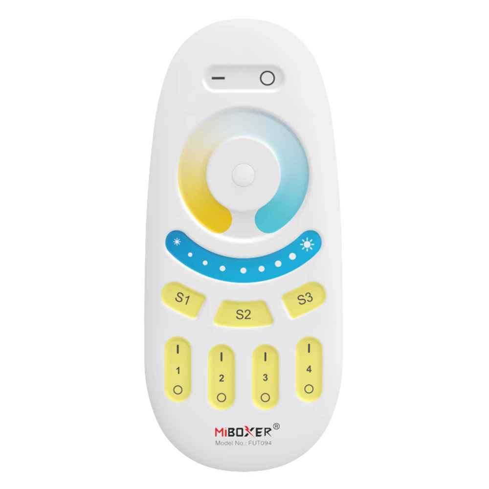 [185020] Mi-Light FUT094 4-zons färgtemperaturfjärrkontroll (2,4G RF)