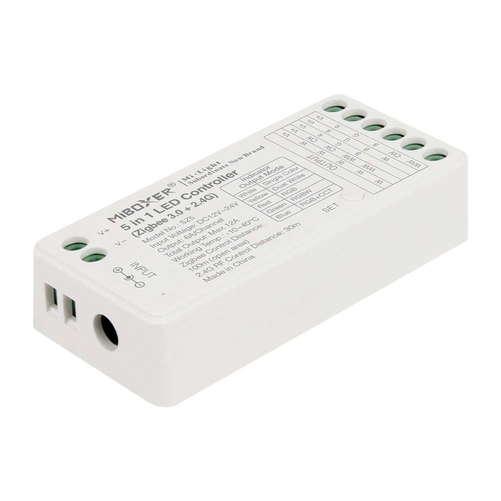 [185488] Mi-Light SZ5 5 in 1 LED Kontroller (Zigbee 3.0+ 2.4G)