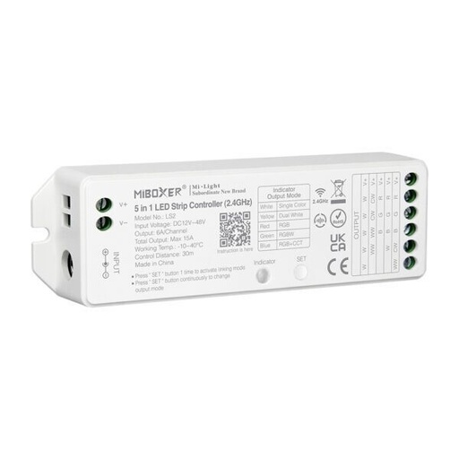 [184214] Mi-Light LS2 5-i-1 LED Strip Controller (2.4GHz DMX512)